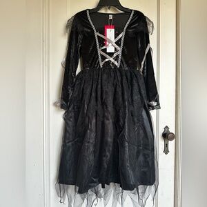 ReliBeauty Fallen Angel Costume Black Dress for Girl